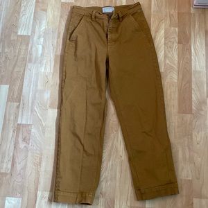Everlane cropped straight pants
